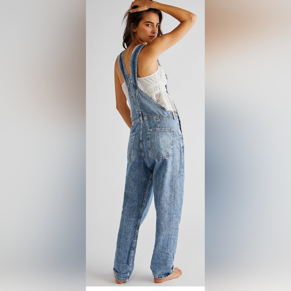 NWT We The Free Ziggy Denim Overalls Shop All We The Free Size XL - Picture 3 of 8